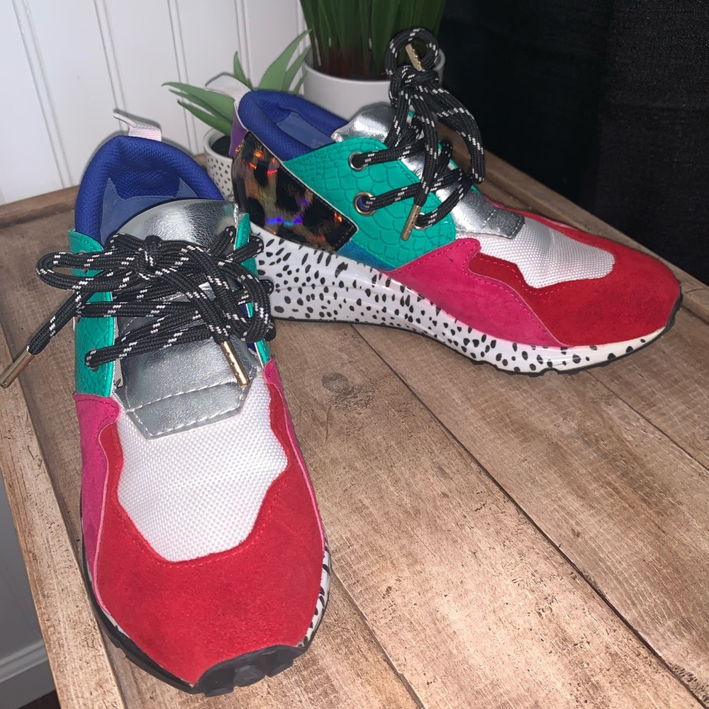Multicolored Animal Sneakers Steve Madden